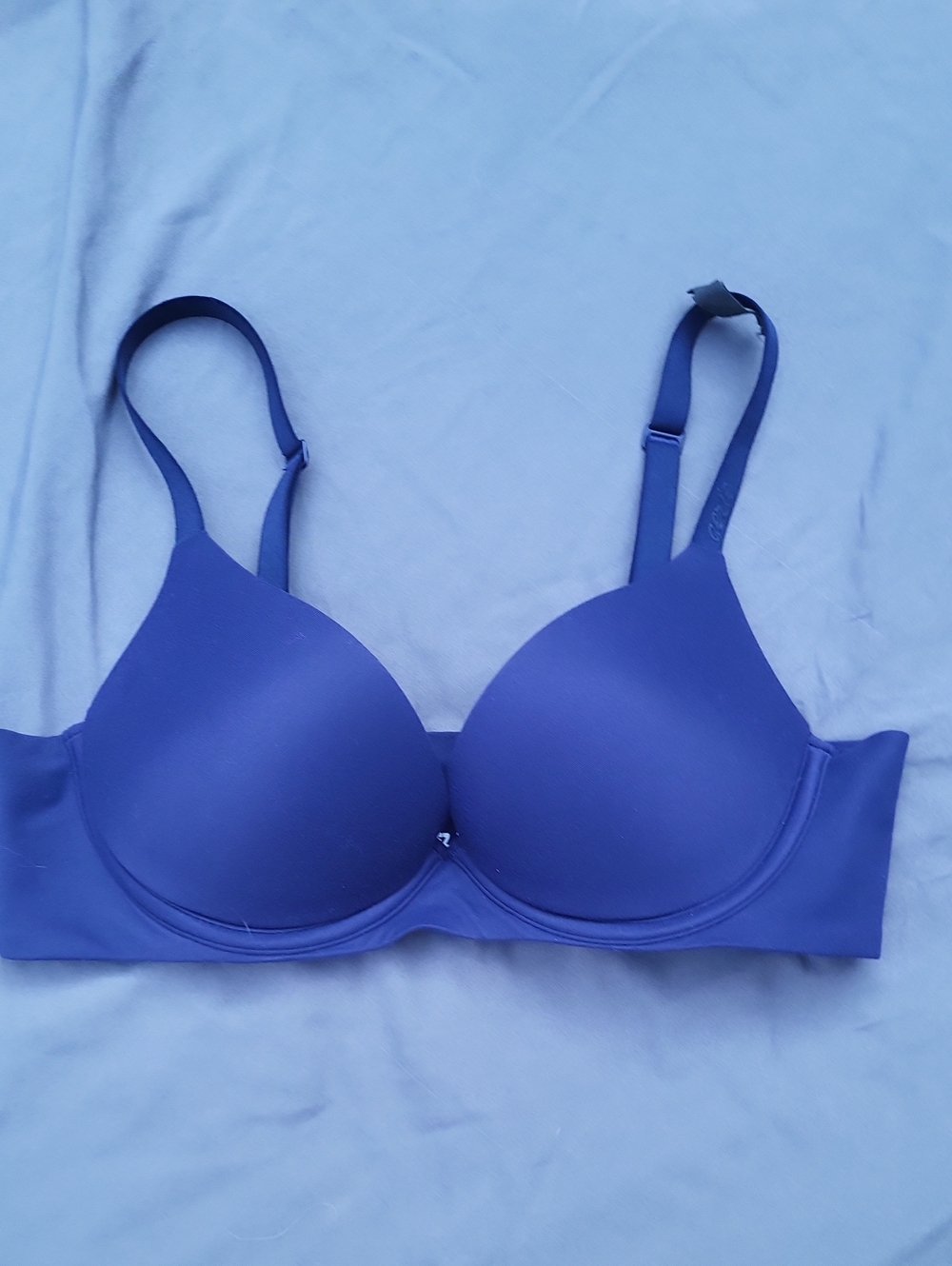 aerie Smoothez Plunge T-Shirt Bra in Royal Blue 34A